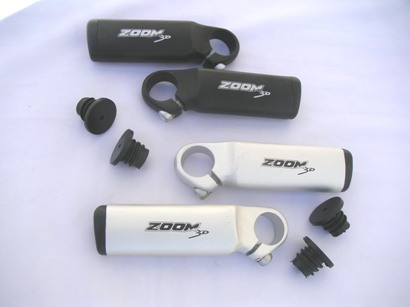 Rogi Zoom 3D MT-90A 115mm aluminiowe czarne mat